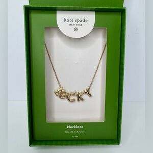 Kate Spade Gold 'Lucky' Necklace